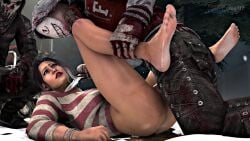 animated cum cum_in_pussy cum_inside dbd dead_by_daylight feet foot_fetish forced jane_romero knife no_panties no_pants no_shoes rape rough_sex soles tagme vaginal_penetration video