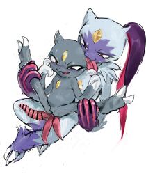 4_nipples absurd_res anthro bite censored censored_genitalia censored_penis censored_vulva duo ear_bite erection female generation_2_pokemon generation_8_pokemon hi_res imminent_sex male multi_nipple nintendo nipples penis perokisu pokemon pokemon_(species) pussy sneasel sneasler