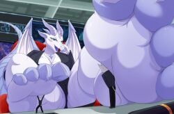 feet female female_only foot_fetish furry_only giantess macro macro_female scalie_only son2j tagme