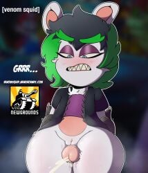 absurd_res angry anon anthro blue_eyes blush bodily_fluids clothed clothing cum digital_media_(artwork) duo edge_(mario_+_rabbids) erection fangs female fur genital_fluids genitals gloves grabbing_arms green_hair hair handwear hi_res humanoid interspecies lagomorph legwear looking_down male male/female mammal mario_(series) mario_+_rabbids mario_+_rabbids:_sparks_of_hope muscular_thighs nintendo penis pussy pussy_juice rabbid raving_rabbids sex simple_background teeth text thick_thighs thigh_highs thigh_sex ubisoft url venomsquid white_body