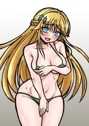 1girls bikini duel_monster exosister_elis exosisters yu-gi-oh!