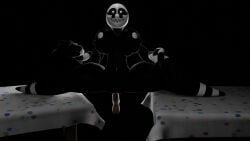 anal anal_sex animated breasts female female_focus five_nights_at_freddy's five_nights_at_freddy's_4 floating_penis fnaf glowing_eyes humanoid leg_spread marionette_(fnaf) moan moaning moaning_in_pleasure nightmarionne penis puppet_(fnaf) pussy pussy_out scottgames sound tagme thick_thighs unseen_male video wicked_guy_