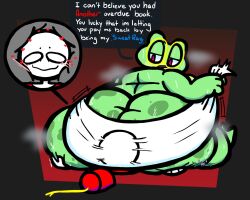 2boys amphibian anthro ass big_ass big_butt blush butt_crush commission eric_(methcaptain) facesitting fat feelingdrowzy fez frog furry gay heart hi_res hops_(feelingdrowzy) huge_ass huge_butt hyper_ass hyper_butt looking_back male male/male male_only motion_lines musk musk_clouds musky_butt no_pupils obese obese_male overweight overweight_male punishment red_background red_eyes sitting_on_person smothering speech_bubble superchub sweat sweatdrop sweaty sweaty_butt thick_thighs towel watermark wide_hips