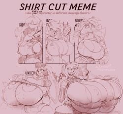 amy_rose anthro big_breasts breasts cleavage enormous_breasts giant_breasts gigantic_breasts huge_breasts hyper_breasts large_breasts massive_breasts meme miles_prower rule_63 shirt_cut_meme snao sonic_(series) sonic_the_hedgehog_(comics) sonic_the_hedgehog_(idw) sonic_the_hedgehog_(series) tagme tails tails_the_fox tailsko tangle_the_lemur underboob vanilla_the_rabbit whisper_the_wolf