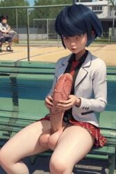 ai_generated futanari kagami_tsurugi miraculous_ladybug solo_futa