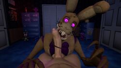 2boys 3d 3d_(artwork) anthro boner erection faceless_male fangs fanmade_design fazbear_frights first_person_view five_nights_at_freddy's five_nights_at_freddy's:_fazbear_frights fnaf gay human humanoid into_the_pit light-skinned_male looking_at_viewer male male/male male_only male_pov monster nsg_editor nude on_bed penis pit_spring_bonnie_(fnafitp) point_of_view pov pov_eye_contact rabbit sex spring_bonnie spring_bonnie_(fnaf)