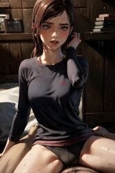 ai_generated aigeneratedp ellie_(the_last_of_us) ellie_williams grinding grinding_on_penis pov_eye_contact the_last_of_us the_last_of_us_2