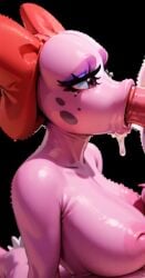 ai_generated aigeneratedp anthro birdo blowjob deep_blowjob deep_throat mario mario_(series) nintendo oral oral_sex sucking_penis