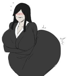 ass big_ass big_breasts big_butt black_hair breasts demon_slayer girl huge_ass huge_breasts huge_butt kimetsu_no_yaiba large_ass large_breasts large_butt massive_ass massive_butt momiji_(artist) nakime