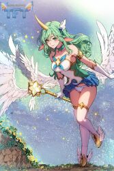 ai_generated green_eyes green_hair league_of_legends panties soraka star_guardian_series star_guardian_soraka touchfluffytails