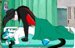 animated anthro doctor domestic_cat dripping duo felid feline felis female forced hospital jeffusherb male male/female mammal patient rape