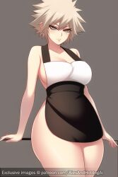 ai_generated alexandhotdogai angry angry_sex arms_behind_head bakugou_mitsuki bed boku_no_hero_academia bra dakimakura_design dress earrings hands_behind_head lying lying_on_back lying_on_bed mature mature_female mature_woman milf missionary missionary_position mitsuki_bakugou my_hero_academia on_back pov pov_eye_contact spiky_hair stable_diffusion