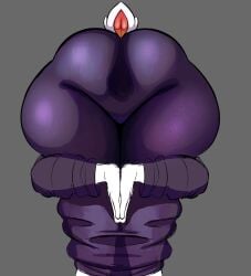 1girls ass bent_over dress female form_fitting furry huge_ass isolatedartest long_skirt mature_female meme praise_da_booty_(meme) skirt tail tight_clothing toriel undertale undertale_(series)