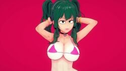 1female animated big_ass big_breasts big_butt bikini bikini_top bimbo bubble_butt dancing eight69 female female_deku female_only gal genderswap genderswap_(mtf) gyaru gyaru_gal gyarufication gyarufied high_heels hourglass_figure izuku_midoriya my_hero_academia rule_63 sound tagme tan_lines tanline tanned_skin video