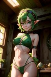 1girls absurd_res absurdres ai_generated big_breasts elf_ears erect_nipples erect_nipples_under_clothes green_eyes green_hair hair_band hd hi_res high_resolution highres hylian_r34 kokiri ocarina_of_time saria skindentation smile smiling sole_female solo solo_female tagme the_legend_of_zelda thin_waist unstable_diffusion