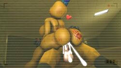 3d backrooms cowgirl_position cum cum_in_pussy cum_inside holding_hands partygoer_(the_backrooms) psychojohn2 psyjohn straight the_backrooms toastbunsfm yellow_body