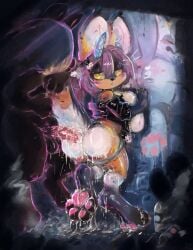 4_toes aardwolf accessory after_anal after_sex against_surface against_wall alley alley_sex anthro ass balls being_watched blush bodily_fluids bottomless bottomless_anthro bottomless_female breast_squish breasts claws clothed clothing collar cum cum_drip cum_in_ass cum_in_clothing cum_in_panties cum_in_underwear cum_in_vagina cum_inside cum_on_feet cum_on_paw cum_on_pawpads dripping duo exhibitionism feet female genital_fluids genitals graffiti graffiti_on_wall hair_accessory hairclip hi_res horn hyena jacket lagomorph leporid looking_at_another looking_back male male/female mammal nihilochannel nude_anthro nude_male on_one_leg open_clothing open_jacket open_topwear panties panties_down partially_clothed partially_clothed_anthro partially_clothed_female pawpads paws penis pink_pawpads public public_nudity public_sex rabbit raised_paw raised_tail rin_(nihilochannel) sex silhouette squish standing tail tail_grab toe_claws toes topwear underwear underwear_down yellow_eyes