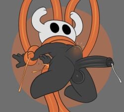 2024 anal anal_sex arthropod balls black_body black_eyes black_penis black_skin bodily_fluids colored_cum cum cum_while_penetrated disembodied_tentacle empty_eyes gemsum genital_fluids genitals hi_res hollow_knight_(franchise) horn humanoid male monster_on_male nude orange_cum penetration penis restrained restrained_by_tentacles sex simple_background small_but_hung solo stomach_bulge team_cherry tentacle tentacle_penetration tentacle_sex the_knight_(hollow_knight) unusual_bodily_fluids unusual_cum unusual_genital_fluids vessel_(species)