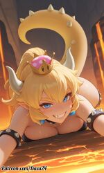 bowser from mario (series) by daxa