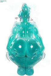 1girls 2026 2d 2d_(artwork) aqua_hair ass big_butt big_thighs blue_body blue_hair bodily_fluids bubble bubble_ass bubble_butt color colored dat_ass ella_slurp epic_games fat_ass female fortnite fortnite:_battle_royale glistening glistening_body goo_creature goo_hair green_body green_hair hair hands_on_ass hourglass_figure hourglass_figured_female huge_ass huge_butt huge_thighs humanoid lilatole monster_girl ponytail pseudo_hair slime_girl slime_hair slurp_(fortnite) slurp_co. slurp_juice solo teal_body teal_hair thick thick_ass thick_butt thick_hips thick_legs thick_thighs tied_hair translucent translucent_body transparent_body wide_hips wide_thighs
