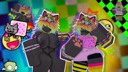 1girls 3d areolae arrymix big_breasts breasts clothed nipples nude nyan_cat reference_image request roblox roblox_avatar robloxian self_upload standing tagme thick_thighs thighs