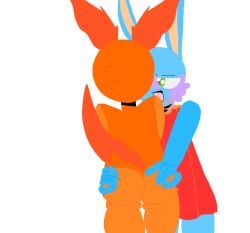 anthro anthropomorphic ass_grab ass_squeeze bloon_(pretty_blood) blush copper_(pretty_blood) furry gay gay_furry homosexual malino_species pretty_blood red_snow wgat_the_fuck_is_this