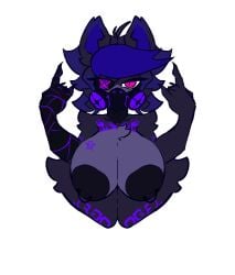 1girls armwear breasts breasts_out darcy_(verosika2023) decepticon_insignia enormous_breasts female female_only fexa five_nights_at_freddy's foxy_(cally3d) foxy_(fnaf) fredina's_nightclub gas_mask gigantic_breasts huge_breasts jojo_reference markings mask masked_female nipples oc skull_and_crossbones solo stormkinght tattoo tattoos tits_out