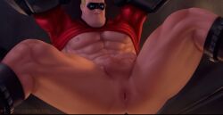 anus anus_focus bara bottomless dilf diocturn gay himbo imminent_anal imminent_rape machine male_only male_rape_victim manly masculine mr._incredible muscle_bottom muscle_slut muscular muscular_ass muscular_bottom muscular_male nipples partially_clothed public_exposure public_humiliation public_nudity restrained spread_legs