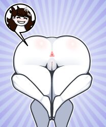 1girls anus ass big_breasts breasts brown_hair female female_only focus focus_on_ass huge_breasts imminent_anal imminent_rape imminent_sex imminent_vaginal jaiden jaiden_animations jaidenanimations long_hair meme praise_da_booty_(meme) presenting presenting_ass presenting_butt presenting_pussy steca thelazyart thick thick_ass thick_legs thighs vagina youtube youtuber