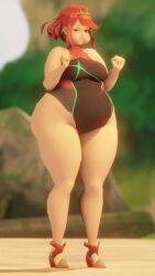 1girls 3d animated ass ass_expansion bbw belly belly_expansion big_belly breast_expansion breasts chubby_cheeks fat fat_face female female_only huge_ass huge_belly huge_breasts huge_thighs nintendo nurico obese obese_female overweight overweight_female plump pyra pyra_(pro_swimmer)_(xenoblade) red_hair short_hair sound swimsuit swollen_cheeks thick_thighs thigh_expansion thighs video voluptuous weight_gain xenoblade_(series) xenoblade_chronicles_2