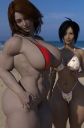 2girls 3d ass athletic athletic_female big_ass big_breasts big_butt boobs bottom_heavy breasts bust busty chest cleavage cometstar_(thecometray) curvaceous curvy curvy_figure digital_media_(artwork) eyebrows eyelashes eyes female female_focus female_only fit fit_female hair hips hourglass_figure huge_ass huge_breasts human jenna_(thecometray) large_ass large_breasts legs light-skinned_female light_skin lips lorelei_(thecometray) mature mature_female original original_character original_characters slim_waist thecometray thecometverse_(thecometray) thick thick_legs thick_thighs thighs tits top_heavy upper_body voluptuous waist wide_hips