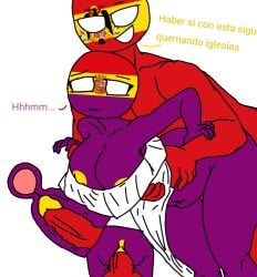 1boy 1girls bad_edit countryhumans countryhumans_girl elpepe francisco_franco francoist_spain_(countryhumans) fucked_from_behind hug lkaisersieg56_(artist) manuel_azana purple_body questionable_consent rape red_body spanish_flag spanish_republic_(countryhumans) spanish_state_(countryhumans) spanish_text traced vaginal_penetration x-ray