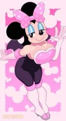 alternate_breast_size alternate_costume anthro big_ass big_breasts cosplay disney minnie_mouse rouge_the_bat_(cosplay) sonic_(series) starfinga