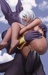 anal anal_sex beerus big_ass big_breasts big_butt big_dick big_penis dbsnsfw dragon_ball dragon_ball_super huge_cock interspecies kirani lifting mokoto_higashi oddabellatay original_character platinum_blonde_hair todd_l._milhouse toddabella