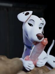 101_dalmatians 2023 3d 3d_animation animal_genitalia animal_penis animated canid canine canine_genitalia canine_penis canis carrot_(artist) dalmatian digital_media_(artwork) disney domestic_dog duo fellatio_from_feral female feral genitals knot licking male male/female mammal oral penile penis penis_lick perdita sex tongue tongue_out