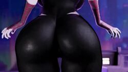 1girls animated ass_cleavage ass_focus big_ass clothed female gwen_stacy large_ass marvel no_sound shaking_ass shaking_butt spider-gwen spider-man:_into_the_spider-verse spider-man_(series) tagme thick_ass thick_thighs video wotm8h8