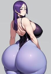 1girls ai_generated ass boobs_and_butt_pose breasts dat_ass fate/grand_order fate_(series) female hi_res hips huge_ass huge_breasts light-skinned_female light_skin long_hair massive_ass massive_breasts mature_female milf minamoto_no_raikou_(fate/grand_order) mother oatmealdood purple_hair stable_diffusion thick_thighs thighs wide_hips