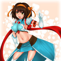 fantasy midriff rokuichi suzumiya_haruhi suzumiya_haruhi_no_tomadoi suzumiya_haruhi_no_yuuutsu