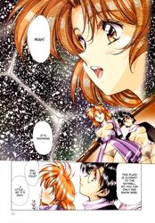 breasts female glasses hard_translated kaede_(ragnarock_city) megane multiple_girls nipples no_panties oppai pubic_hair pussy rachel_shiori_guardian ragnarock_city see-through snow translated urushihara_satoshi yuri