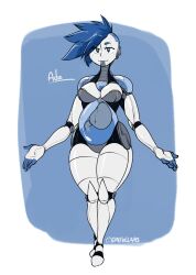 after_vore big_belly big_breasts bloated_belly breasts female robot see-through sinfullapis tagme thick_thighs throat vore vore_belly x-ray