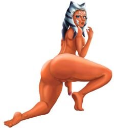 1futa ahsoka_tano alien alien_girl anus ass back big_ass big_butt blue_eyes breasts bubble_ass bubble_butt cleavage completely_nude curvy_body curvy_female curvy_figure dark-skinned_female dark_skin dat_ass dickgirl disney full-package_futanari full_body futa_only futanari genitals hopgigone horny horny_female huge_ass huge_breasts huge_butt naked nude penis pussy solo star_wars star_wars:_the_clone_wars thick_ass thick_legs togruta