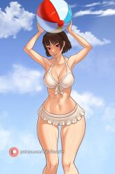 atlus female female_only makoto_niijima persona persona_5 short_hair solo tagme white_skin xelaroseart