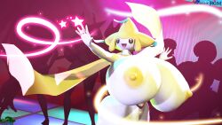 3d big_ass big_breasts breasts_bigger_than_head dancing female female_only hyper hyper_breasts jirachi multiple_girls naked nightclub nintendo nude party pokémon_(species) pokemon pokemon_(species) pokemon_only rgtdwtbr source_filmmaker