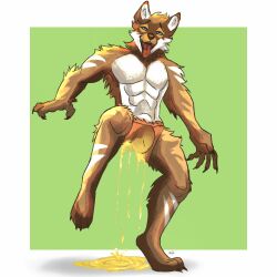 1boy anthro artist_ponyfurry777 bodily_fluids bulge clothing drunk erection genital_fluids male male_only peeing solo substance_intoxication underwear urine urine_on_ground urine_on_legs urine_pool urine_stain urine_stream watersports wet wet_clothing wet_underwear wetting wetting_self