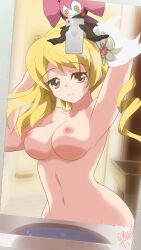 1girls 2021 absurd_res absurdres armpits arms_behind_head artist_request bath bathroom big_breasts blonde_hair breasts completely_nude completely_nude_female curvaceous curvy curvy_body curvy_female curvy_figure drill_hair high_resolution highres human mahou_shoujo_madoka_magica mahou_shoujo_madoka_magica_movie mirror mirror_reflection mirror_selfie naked naked_female navel nipples nude nude_female pose posing puella_magi_madoka_magica sensual tagme tomoe_mami voluptuous voluptuous_female white_skin yellow_eyes young