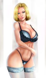 android 18 from dragon ball by flowerxl