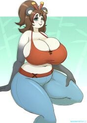 big_breasts breasts huge_breasts rilao_(pandarilao) saasmimz thick_thighs wide_hips