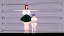 1futa 1girls 3d camtri character_sheet female flaccid futa_with_female futanari gigantic_breasts hyper_penis light-skinned_female light-skinned_futanari light_skin original_character shortstack size_difference t-pose