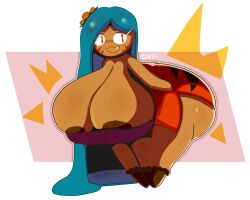 ass_bigger_than_head ass_expansion big_ass big_breasts boob_window breast_expansion breasts_bigger_than_head clothed cookie_run errantheart female female_only hourglass_expansion hyper_ass hyper_breasts nipples_visible_through_clothing no_bra tiger_lily_cookie