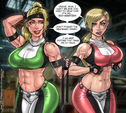 2girls ass athletic athletic_female bare_midriff big_ass big_breasts blonde_hair blue_eyes breasts busty cassie_cage cerberuslives chest cleavage complaining curvaceous curvy curvy_figure digital_media_(artwork) eyebrows eyelashes eyes female female_focus fit fit_female hair hips hourglass_figure huge_breasts human large_breasts legs light-skinned_female light_skin lips lower_body mature mature_female milf mortal_kombat mortal_kombat_11 mortal_kombat_x mother_and_daughter multiple_girls muscular_female netherrealm_studios sonya_blade thick thick_hips thick_legs thick_thighs thighs toned_stomach top_heavy top_heavy_breasts upper_body voluptuous voluptuous_female waist whining wide_hips wilko